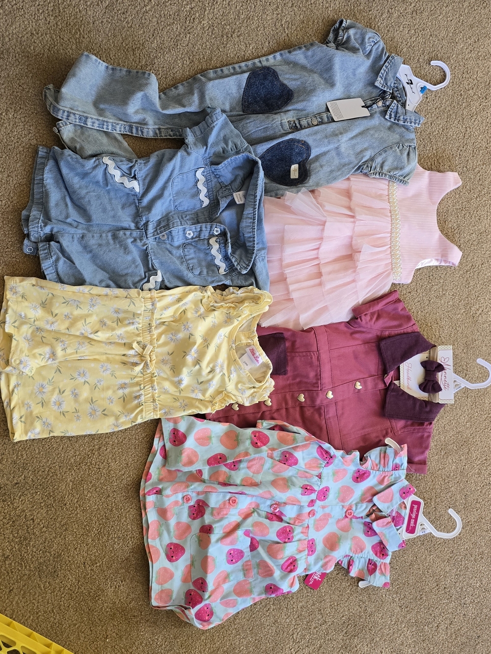 Baby Girl Dresses 24 Mos All New